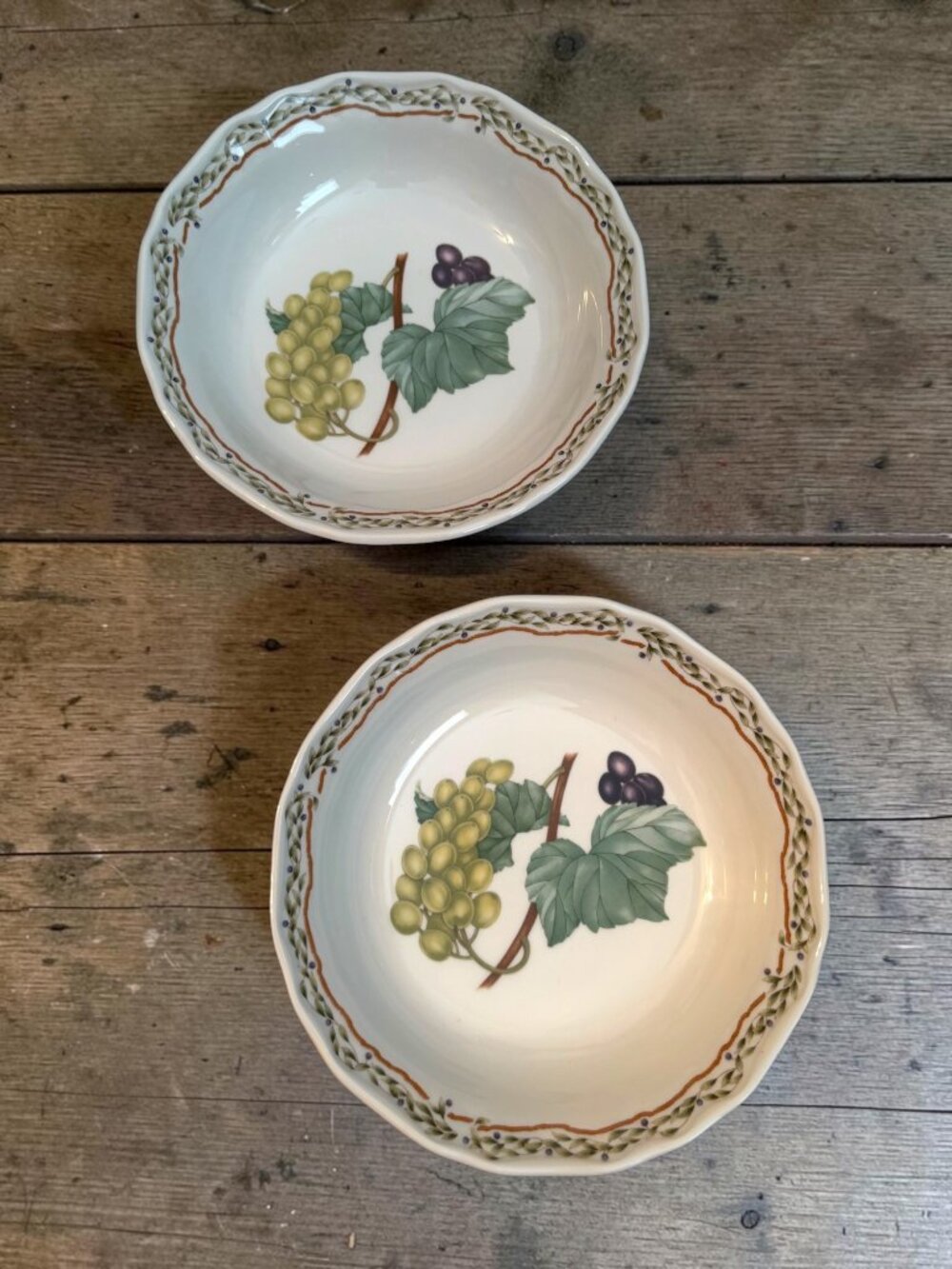 Noritake Casual Gourmet Harvest Bowls Set Of 2 7941 Freezer/Oven/Microwave Safe